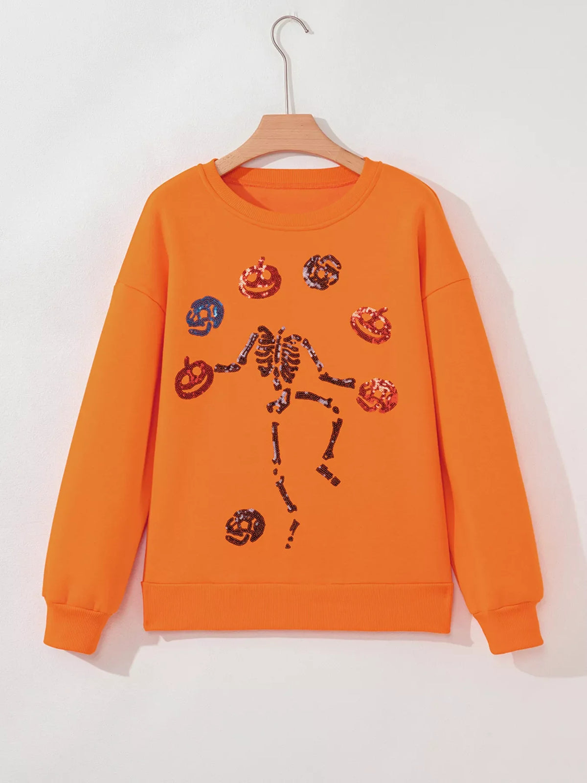 Dancing Critters Sequin Halloween Crew-Neck Sweatshirt – Mayce Halloween Edit